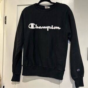 Champion Reverse Weave Embroidered Logo Crewneck